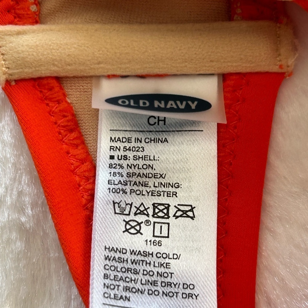 NWOT Old Navy Orange Underwire Bikini Top - Small - Picture 4 of 4
